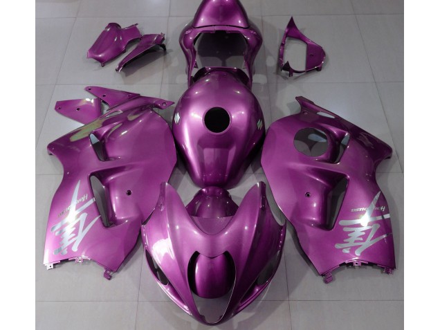 Logotipo Rosa Brillante & Plateado 97-07 Suzuki GSXR 1300 Carenado Logotipo Rosa Brillante & Plateado 97-07 Suzuki GSXR 1300 Carenado