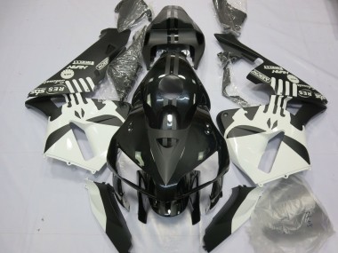 Logotipos En Negro Mate & Puisher 05-06 Honda CBR600RR Carenado