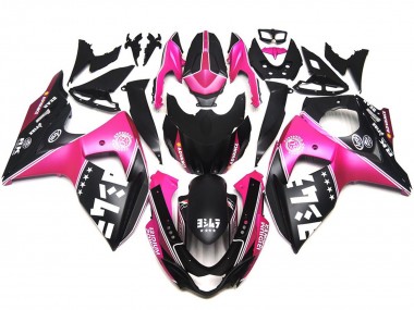 Logotipos Personalizados Rosa Mate 09-16 Suzuki GSXR 1000 Carenado