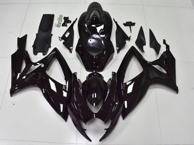 Carenado Moto Suzuki GSXR 600/750 2006-2007 - Negro Brillante