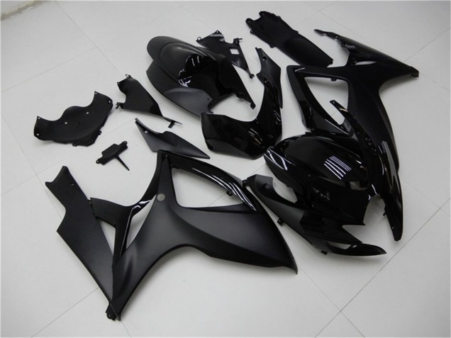 Carenados Moto Suzuki GSXR 600/750 2006-2007 - Negro Mate Negro Brillante