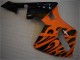 Carenado Moto Honda CBR600RR 2005-2006 - Naranja Negro Llama