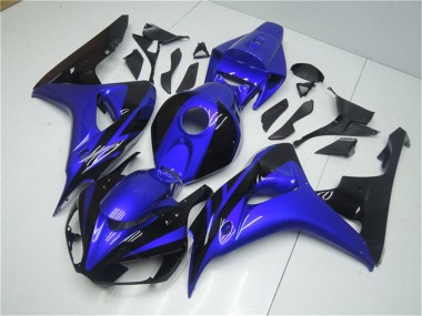 Kits Carenado Moto Honda CBR1000RR 2006-2007 - Azul Negro Brillante