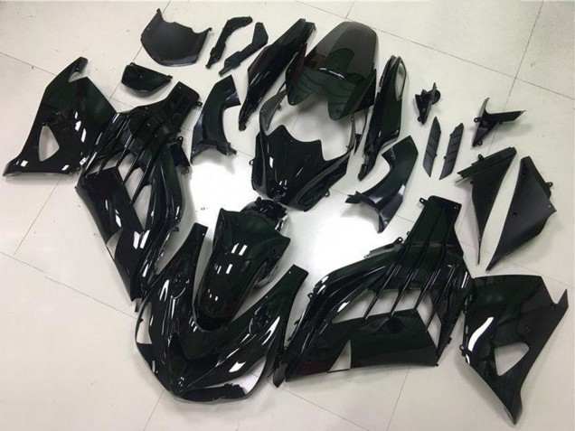 Carenados Moto Kawasaki ZX14R ZZR1400 2012-2024 - Negro Brillante