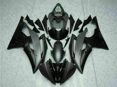 Carenados Moto Yamaha YZF R6 2008-2016 - Gris Negro Mate