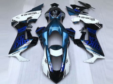 Carenado Moto Honda CBR1000RR 2017-2023 - Blanco Azul Negro Brillante