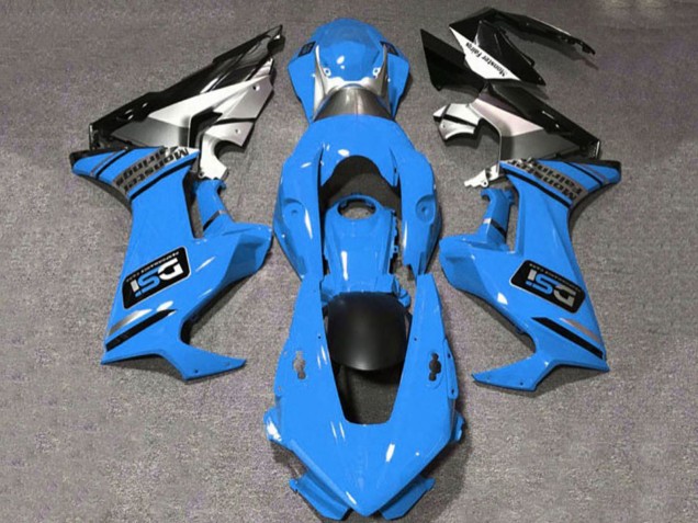 Carenados Moto Honda CBR1000RR 2017-2023 - Azul Blanco Plata Negro Brillante DSI