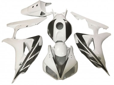 Carenados Moto Honda CBR1000RR 2006-2007 - Blanco Negro Raya