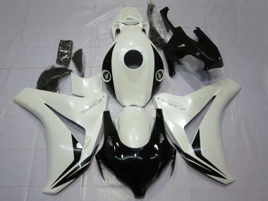Carenados Moto Honda CBR1000RR 2008-2011 - Blanco Perla Negro Brillante