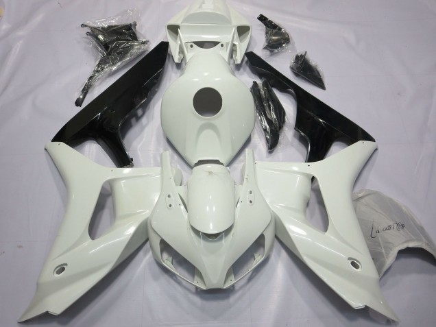 Carenados Moto Honda CBR1000RR 2006-2007 - Blanco Negro Brillante