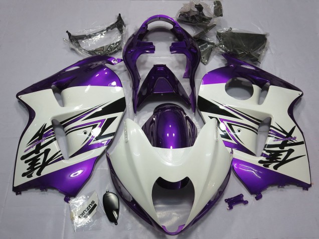 Carenados Moto Suzuki GSXR 1300 1996-2007 - Blanco Brillante Púrpura