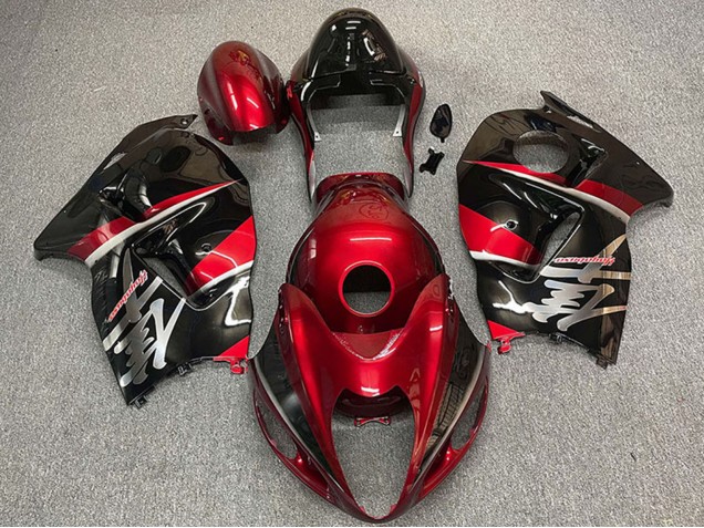 Carenados Moto Suzuki GSXR 1300 1996-2007 - Rojo Granate Negro Estilo