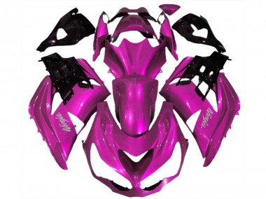 Carenados Moto Kawasaki ZX14R 2012-2024 - Hot Rosa Negro
