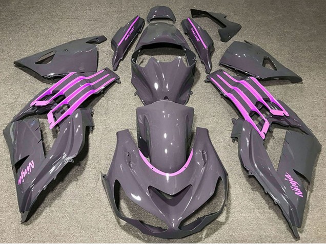 Carenados Moto Kawasaki ZX14R 2012-2024 - Nardo Gris Rosa