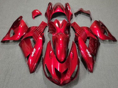 Carenados Moto Kawasaki ZX14R 2006-2011 - Rojo Blanco Ninja