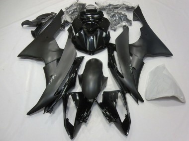 Carenado Moto Yamaha R6 2008-2016 - Negro Brillante Negro Mate