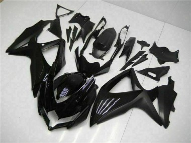 Carenados Moto Suzuki GSXR 600/750 2008-2010 - Negro Brillante Negro Mate