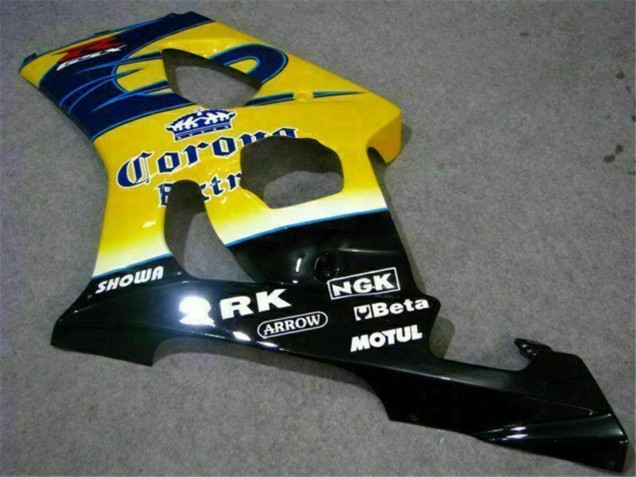 Carenados Moto Suzuki GSXR 1000 2003-2004 - Amarillo Azul Blanco Rojo Corona Motul