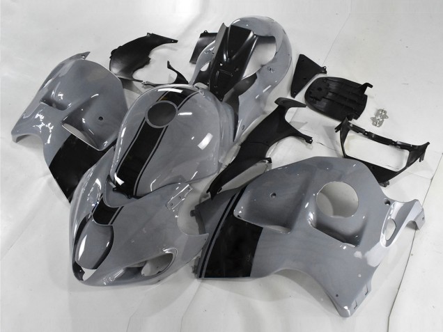 Carenados Moto Suzuki GSXR 1300 Hayabusa 1996-2007 - Nardo Gris Negro No Calcomanía