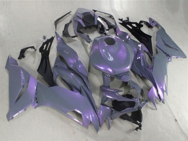 Carenados Moto Kawasaki ZX6R 2019-2022 - Camaleón Gris Dazz Púrpura Perla