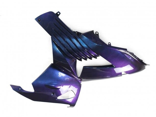 Carenados Moto Kawasaki ZX14R ZZR1400 2006-2011 - Camaleón Azul Púrpura