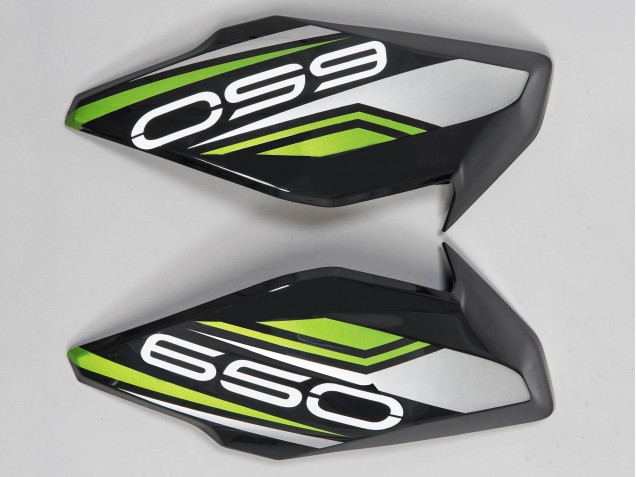 Carenados Moto Kawasaki Ninja Z650 2017-2019 - Negro Verde Plata