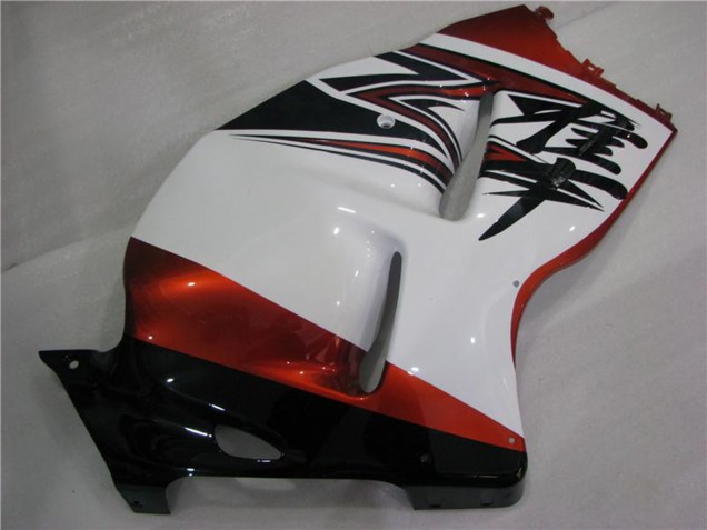 Carenados Moto Suzuki GSXR 1300 Hayabusa 1996-2007 - Blanco Naranja Negro