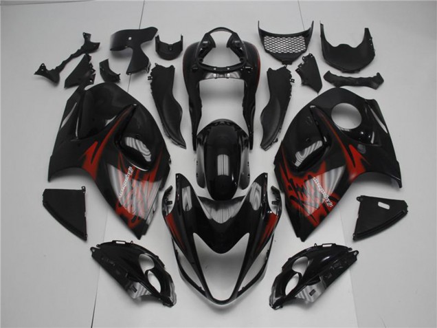 Carenados Moto Suzuki GSXR 1300 Hayabusa 2008-2020 - Negro Brillante Rojo