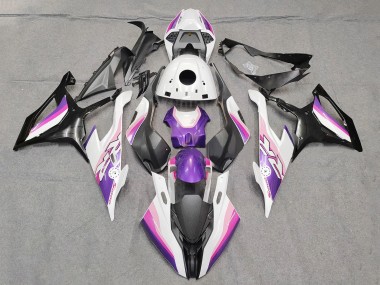 Carenados Moto BMW S1000RR 2019-2022 - Rosa Púrpura Blanco