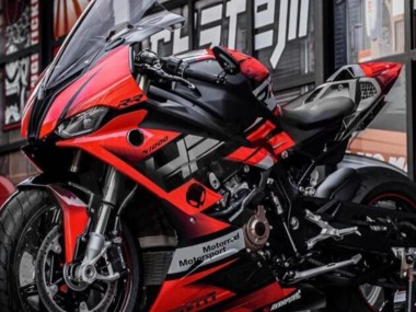 Carenados Moto BMW S1000RR 2019-2022 - Negro Rojo Gris