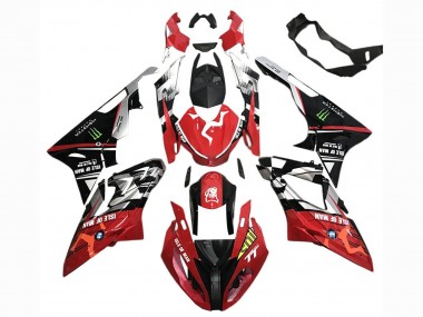 Carenados Moto BMW S1000RR 2017-2018 - Blanco Rojo Negro Mate Verde Monstruo