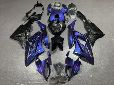 Carenados Moto BMW S1000RR 2017-2018 - Azul Negro Falsificado FibraCarbono