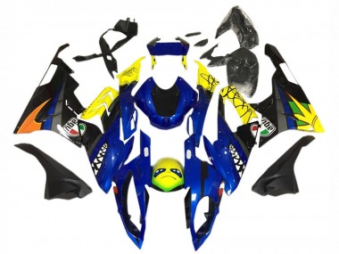 Carenado Moto BMW S1000RR 2015-2016 - Amarillo Azul Negro Tiburón