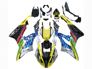 Carenados Moto BMW S1000RR 2015-2016 - Amarillo Azul Verde Rojo Negro VR 46
