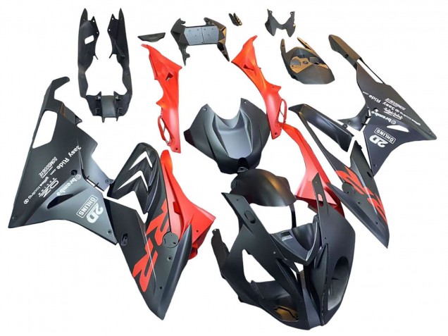 Carenados Moto BMW S1000RR 2015-2016 - Negro Mate Rojo