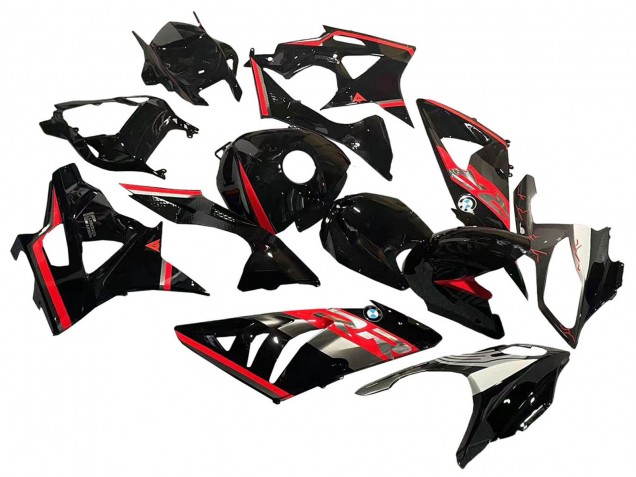 Carenado Moto BMW S1000RR 2009-2014 - Rojo Negro Brillante