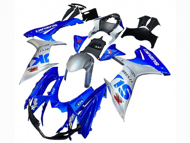 Carenados Moto Suzuki GSXR 600 / GSXR 750 2011-2024 - Azul Plata Ecstar