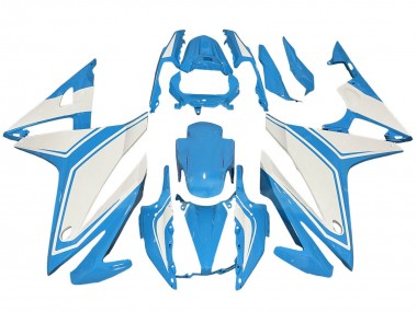 Carenados Moto Honda CBR500R 2016-2018 - Azul Claro Blanco