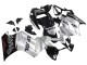 Carenados Moto Honda VFR 800 2002-2013 - Plata Negro Brillante Repsol