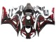 Carenado Moto Honda CBR1000RR 2006-2007 - Negro Brillante Rojo Llama