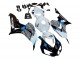 Carenado Moto Honda CBR1000RR 2006-2007 - Blanco Azul Negro Brillante