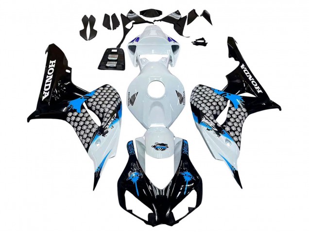Carenado Moto Honda CBR1000RR 2006-2007 - Blanco Azul Negro Brillante