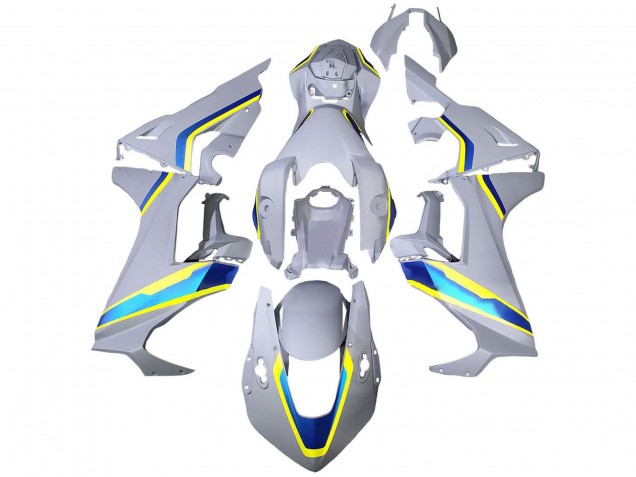 Carenados Moto Honda CBR1000RR 2017-2023 - Blanco Azul Amarillo