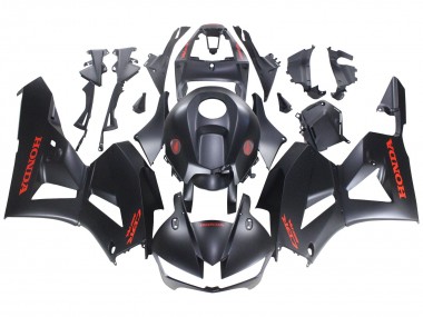 Carenados Moto Honda CBR600RR 2013-2023 - Negro Mate Rojo Calcomanías