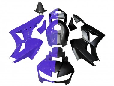 Carenados Moto Honda CBR600RR 2013-2023 - Púrpura Negro Mate Dividir