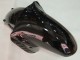 Carenado Moto Kawasaki ZX14R ZZR1400 2006-2011 - Negro Brillante Verde Llama