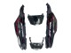Kits Carenado Moto Kawasaki ZX14R ZZR1400 2006-2011 - Negro Brillante Rojo Llama