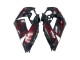 Kits Carenado Moto Kawasaki ZX14R ZZR1400 2006-2011 - Negro Brillante Rojo Llama