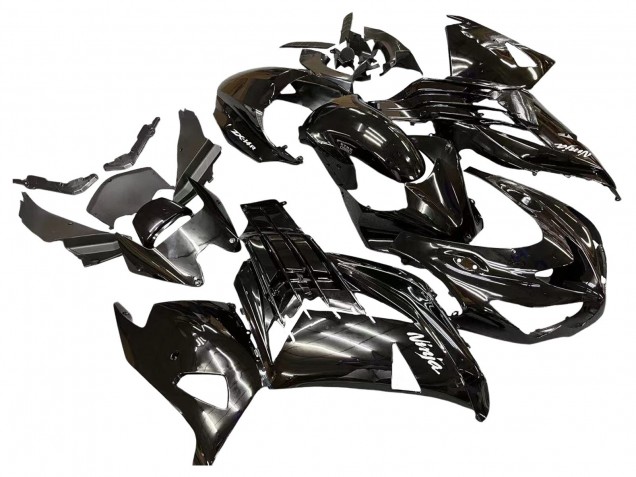 Carenados Moto Kawasaki ZX14R ZZR1400 2012-2024 - Negro Brillante Negro Mate Blanco Ninja
