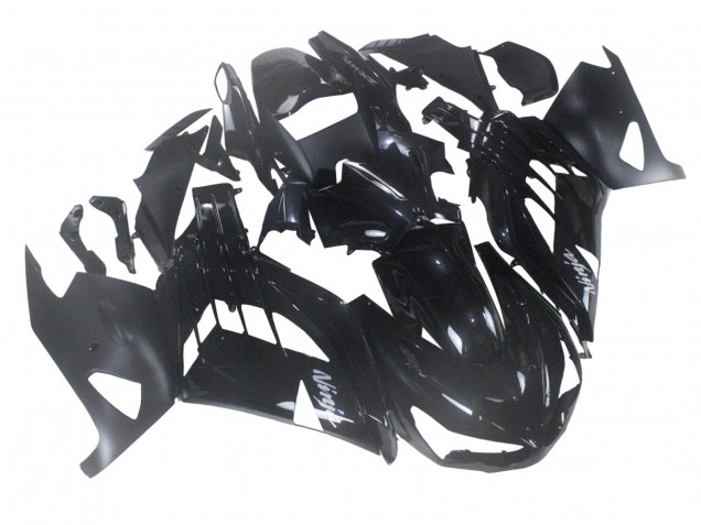 Carenado Moto Kawasaki ZX14R ZZR1400 2012-2024 - Negro Brillante Negro Mate Blanco Ninja